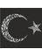 Kelime-I Tevhid Ay Yıldız Oto Sticker Araç Sticker ''folyo Kesim Araç Sticker'' 1