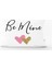 Be Mine Kalp Desenli Dijital Baskılı Modern Dikdörtgen Kırlent Kılıfı 1