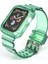 Apple Watch Uyumlu 42 mm Krd27 Silikon Kordon Yeşil 1