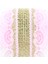 Dantelli Jüt Kurdele, 5,5 cm x 2 mt - Pembe 2