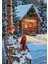 Marcel Sanat Elmas Mozaik Puzzle Tablo Karlı Dağevi 36 x 51 cm 1