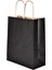 Burgu Saplı Siyah Kağıt Çanta 25X12X31 cm - 25'li 1