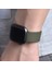 Apple Watch Uyumlu Seri 3-4-5-6-Se Premium 42-44 mm Örgülü Solo Silikon Kordon 4