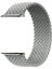 Apple Watch Uyumlu Seri 3-4-5-6-Se Premium 42-44 mm Örgü Solo Loop Kumaş Kordon 1