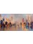 Renkli Kayıp Şehir Canvas Tablo (60X120) 2