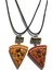 Pizza Dilimi Best Friends Bf 2'li Deri İpli Kolye 1