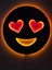 Kalpli Emoji Işıklı Tablo 1