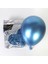 Mavi Renk Krom Balon 5 Adet 1