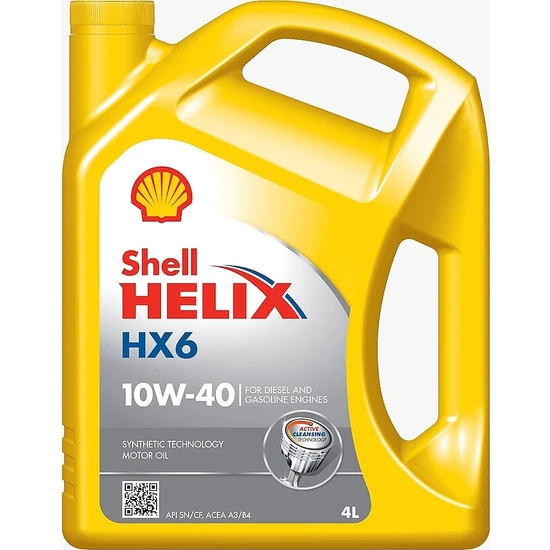 Shell Helix HX6 10W-40 4 Litre Motor Yağı ( Üretim Yılı: 2022 )