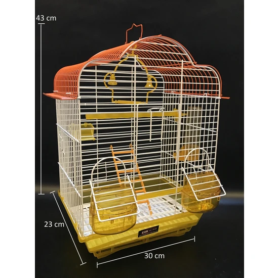 Yıldırım Kafes Kuş Muhabbet Için Kafes Turuncu
