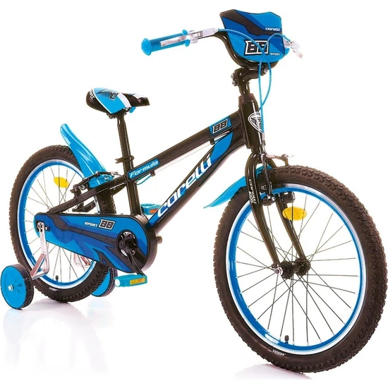 Corelli Formula 20 Jant Erkek Çocuk Bisikleti Siyah Mavi