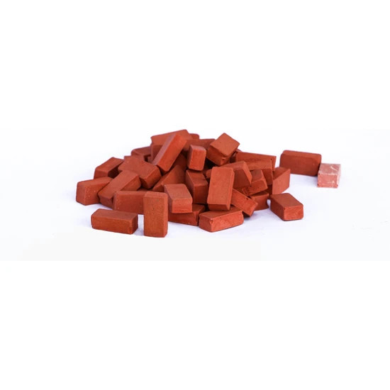 Eshel Minyatür Pres Tuğla Kırmızı 1/20 Ölçek 400 Adet + Harç