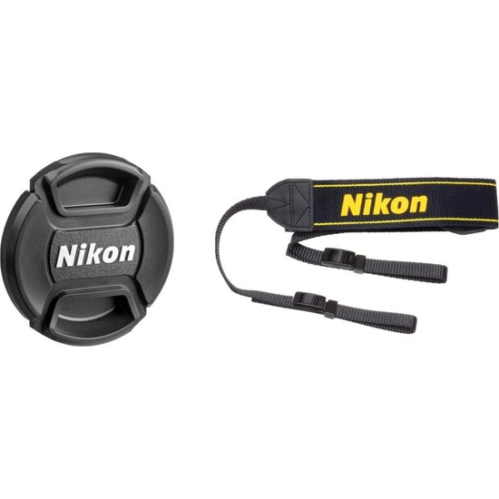 Utp Nikon 52 mm Lens Kapak + Nikon Boyun Askısı