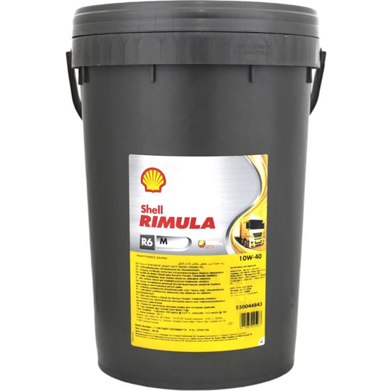 Shell Rimula R6 M 10W-40 20 Litre Motor Yağı ( Üretim Yılı: 2021 )
