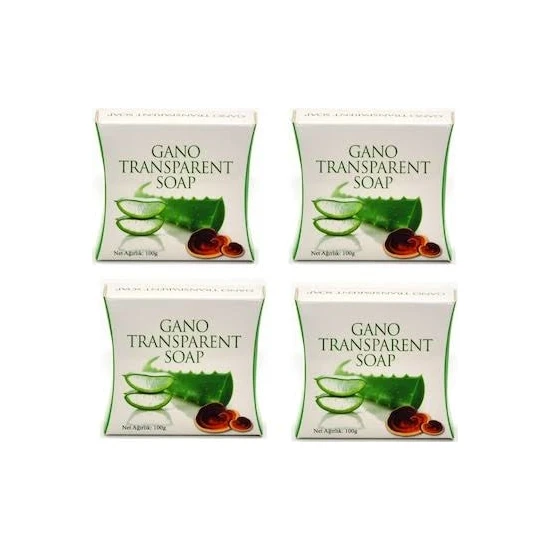 Gano Transparent Soap (Sabun) 4 Lü Set