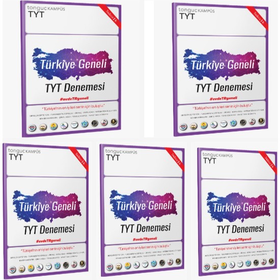 Tonguç Yayınları Türkiye Geneli TYT Denemesi 50'li Paket