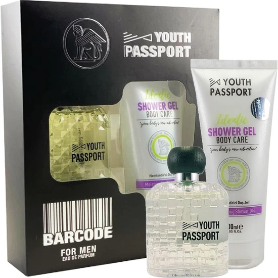 Youth Passport Barcode Erkek Parfüm 100ml Set