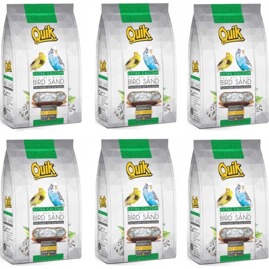 Quik Kuş Kumu 250 gr (6 Adet)