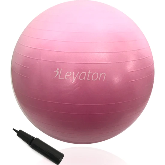 Leyaton Pilates Topu 65 cm -Top Şişirme Pompası