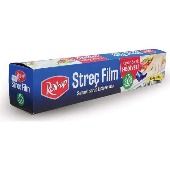 Roll-Up Streç Film 9 Mikron 45 x 300 M