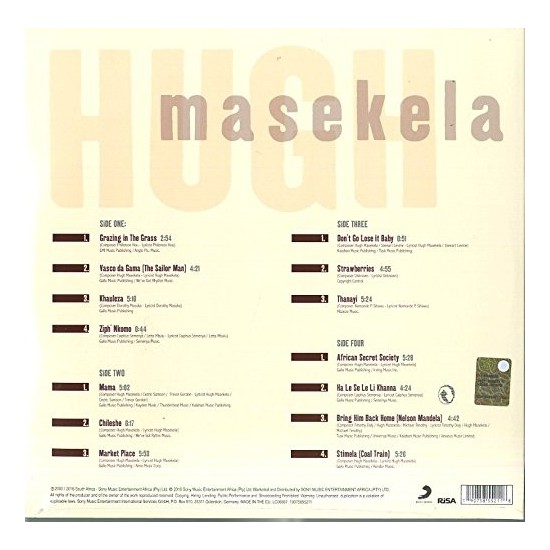 Hugh Masekela/greatest Hits 2 Lp Plak Fiyatı Taksit Seçenekleri