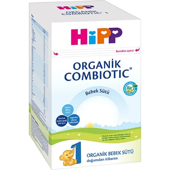 Hipp 1 Organik Combiotic Bebek Sütü 800gr 1 Adet