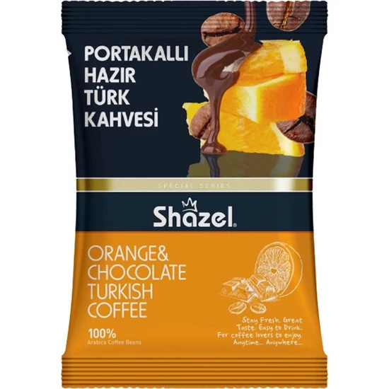 Shazel Special Portakallı Hazır Türk Kahvesi 100 gr