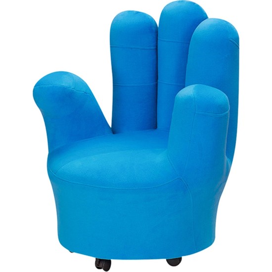 Yalçın Mavi Parmak Koltuk El Koltuk Dinlenme Koltugu Çocuk Odası Çocuk Koltuk