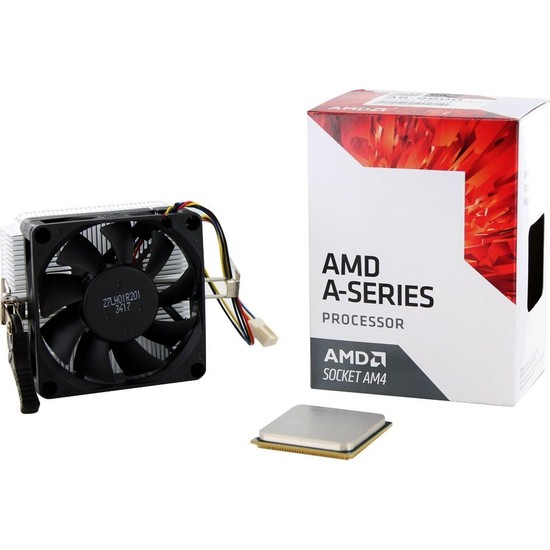 AMD A-Serıes A8 9600 3.10 / 3.40 Ghz 2mb Am4 Mpk Işlemci+Fan 65W