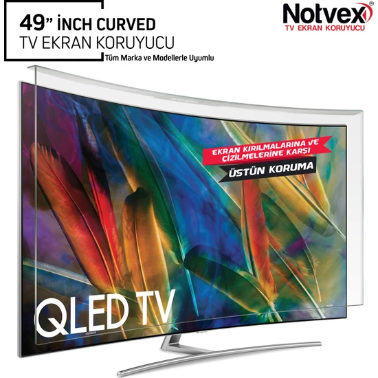 Notvex 49 İnç 124 Ekran Curved Tv Ekran Koruyucu