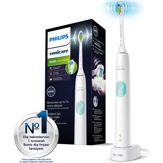 Philips Sonicare HX6807/24 - Protective Clean 4300 - Sonic Şarjlı Diş Fırçası