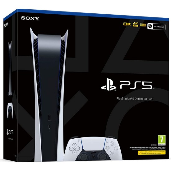 Sony Playstation 5 Ps5 Digital Sürüm Oyun Konsolu  (Eurasia garantili)