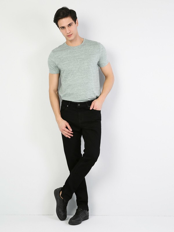 Colins 044 karl straight fit siyah 