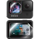 IPG Gopro Hero 10 - Hero 9 Black Aksiyon Kamera Ekran Koruyucusu (2 Adet Ön-1 Adet Arka)