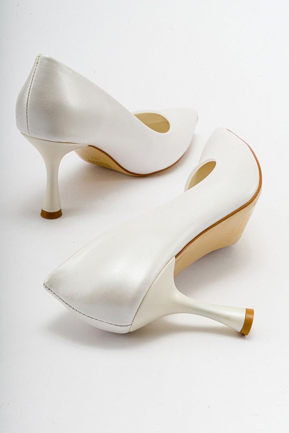 Ccway Kadın Stiletto Ayakkabı SEDEF CİLT görsel 4