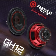 Reiss RS-GH12 Çift Bobin 1400WAT 350W Rms 30 cm Subwoofer Bas