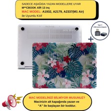 McStorey Macbook Air M1 Kılıf 13inç A1932 A2179 A2337 ile Uyumlu Flower01NL