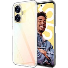 Caseart Realme C55 Kapak 1mm Süper Silikon Şeffaf Kılıf