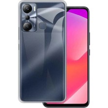 Caseart Infinix Hot 20I Kapak 1mm Süper Silikon Şeffaf Kılıf