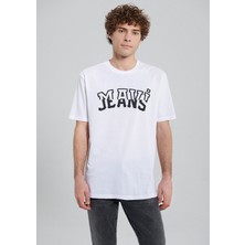 Mavi Jeans Baskılı Beyaz Tişört 0612008-620
