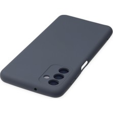 Newface Samsung Galaxy A04S Kılıf Nano Içi Kadife  Silikon - Gri 300099