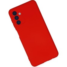 Newface Samsung Galaxy A04S Kılıf Nano Içi Kadife  Silikon - Kırmızı 300099