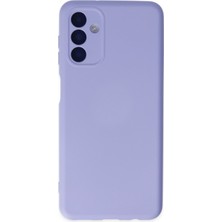 Newface Samsung Galaxy A04S Kılıf Nano Içi Kadife  Silikon - Lila 300099