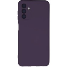 Newface Samsung Galaxy A04S Kılıf Nano Içi Kadife  Silikon - Mor 300099