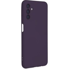 Newface Samsung Galaxy A04S Kılıf Nano Içi Kadife  Silikon - Mor 300099