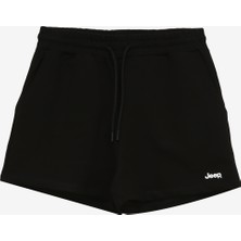 Jeep Siyah Erkek Sweat Şort J4SL-SHT7033