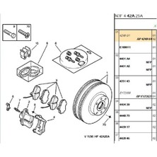 Valeo Ön Disk 306 405 Xsara (186296-4249.K4)
