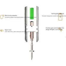 Jelang Namuny Mini Elektrikli Tornavida 250R/MIN USB Şarj Edilebilir Metal Uçları Çok Fonksiyonlu Tornavida Tamir Aracı Kiti (Yurt Dışından)