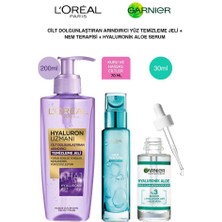 L'Oréal Paris Loreal Paris Arındırıcı Dolgunlaştırıcı Nemlendirici Aloe-Vera Cilt Bakım Seti-Kuru Hassas Ciltler