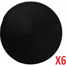 Porland Vista Siyah Amerikan Servis 38CM 6 Lı 04STY005186